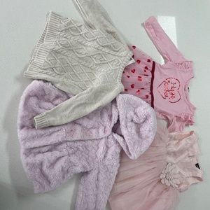 Pink baby girl buddle